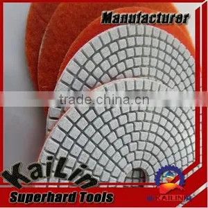 Resin Velcro Backing Wet Flexible Diamond Polishing Pad thumbnail-4