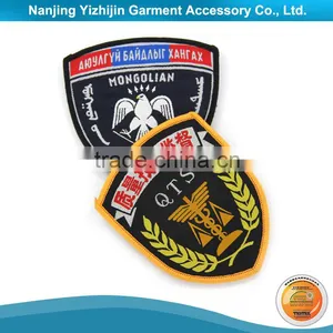 OEM and ODM Military Uniform Hand Embroidered Bullion Wire Badge thumbnail-1