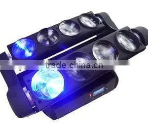 Colorful Pro DJ LED Beam Moving Head Spider Light 8PCS 12W RGBW 4in1 thumbnail-5