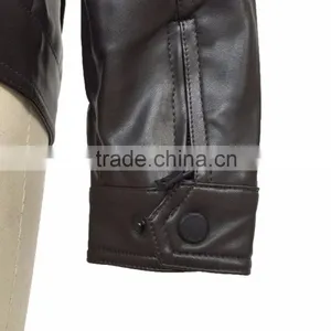 Mens Spring and Autumn Leather Jacket 2016 thumbnail-5
