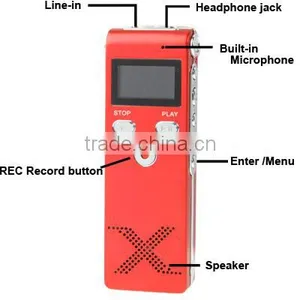 Support Telephone Recording Monitor & Recording and Hearing Aid & VOR Voice Built-in 4GB Memory Digital Voice Recorder thumbnail-5