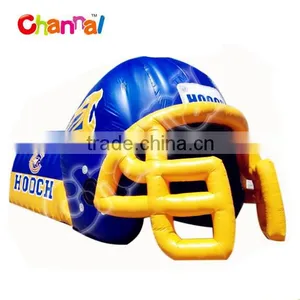 Football Helmet Inflatable Sport Event Customized Design Inflatable Tunnel Helmet thumbnail-1