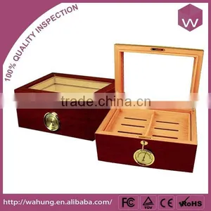 Stylish MDF Wood Cigar Boxes Wholesale Premium Box For Cigars/Humidor Gift thumbnail-1