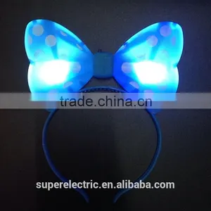 New Fashion Wholesale Custom LED Head Band, LED Baby Head Band With Mickey Minnie Mouse for Party or Birthday thumbnail-2