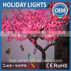Outdoor Acrylic Motif Tree Light LED Sculpture Light Decorations Led Cherry Blossom Tree Light thumbnail-1