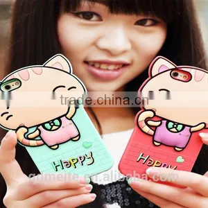 2016 High Quality Cute Cartoon Silicone Cell Phone Case for Iphone 6 6s thumbnail-3