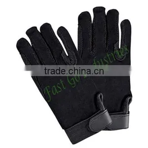 High Quality Leather Riding Gloves With Snap-fastener thumbnail-1