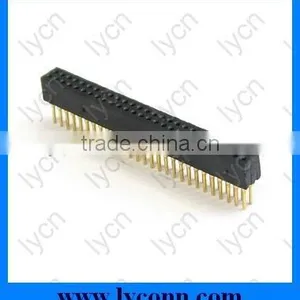 Pitch 1.27mm Dual Row Round PIN SIP Socket Connector thumbnail-1