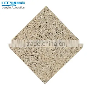 New Insulation Materials Wood Wool Acoustic Panel for Office/ Homes thumbnail-5