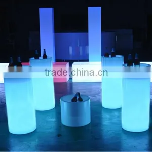 Shanghai Party Use Pub Acrylic LED Plastic Lighting Ice Bucket Cooler Outdoors thumbnail-1