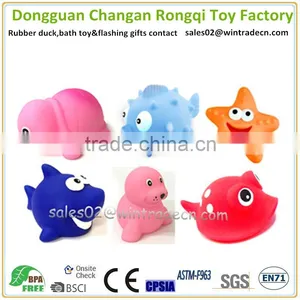 2016 New Product Rubber Sea Water Bath Toy Animal thumbnail-1