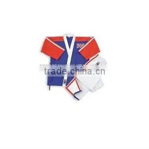 English Team 100% Cotton Martial Arts Uniforms thumbnail-1