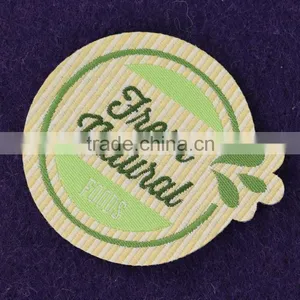 Custom Woven Patch For Garment Sew on Stick on Laser Cut Border thumbnail-1