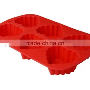 Silicone Hearts Baking Cake Chocolate Soap Ice Mold Mould Pan 6-Cav thumbnail-4