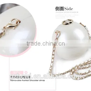 Customized Pearl Ball Shaped Acrylic Evening Women's Bag thumbnail-2
