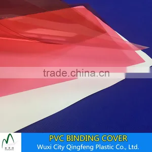 A4 A3 0.125mm 0.14mm 0.19mm PVC Book Binding Cover Transparent Sheet For Binding thumbnail-3