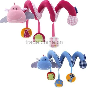 Baby Bed Hanging Toy/Baby Bed Crib Pram Cartoon Animal Detachable Hanging Bell Plush Toy thumbnail-1