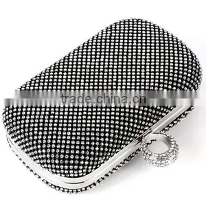 Ladies Evening Party Bags Box Clutch Evening Bag Crystal Clutch Bag thumbnail-3