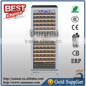 Dual Zone Compressor Wooden Wine Cellar With GS CE CB Rohs ERP ETL CETL Certification thumbnail-1
