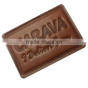China Supplier Jeans Leather Cutting PU Labels thumbnail-1