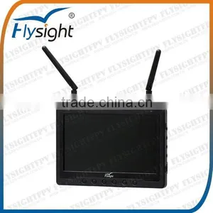 C509 32CH 5.8GHz Diversity Receiver 7 Inch FPV Monitor for DJI Phantom Quadcopter Compatiable With Fatshark,Airwave,ImmersionRC thumbnail-6