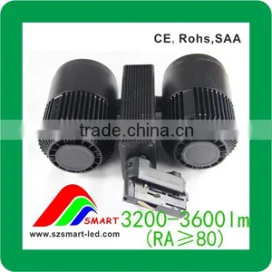 High Lumen Energy Saving Led Lights 360 Degree Rotatable COB 2*20w LED Track Light thumbnail-2