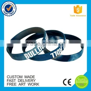 Personalized Bulk Cheap Silicone Custom Skull Wristband thumbnail-4