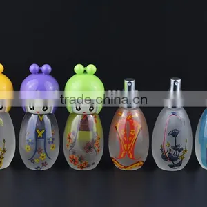 High-end Dolls Frosted Glass Bottle Packing Bottle of 20 ml Electrochemical Aluminum Nozzle Spray Bottle thumbnail-1