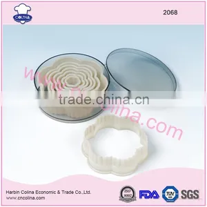 Plastic Biscuit Cutter Wavy Edge Nylon Flower Shape Cookie Cutter thumbnail-1