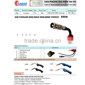 Water Cooled Air Cooled TIG Torch Argon Torch WT 18,WT 26 TIG Welding Torch WP26 for TIG TIG-200S TIG-200A Welding Machine thumbnail-4