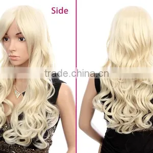 Wholesale Cheap White/red/blond Blue Fashionable Ombre Synthetic Wigs thumbnail-2