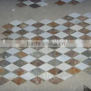 Peacock Mosaic Bathroom Floor Tiles for Sale thumbnail-3