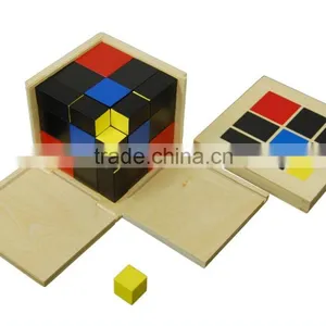Montessori Sensory Toys for Trinomial Cube thumbnail-1
