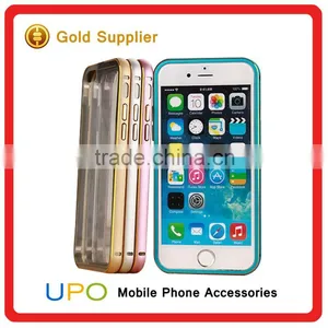 [UPO] Luxury Multicolor Metal Aluminum Bumper Frame Mobile Phone Cases for IPhone 6 6s thumbnail-3