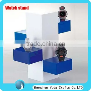 Floor Standing Thick Wooden Blocks for Watch Display, Manafacture Watch Holder MDF thumbnail-1