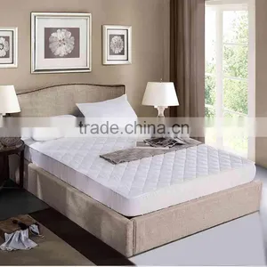 Bulk White Polyester Anti-slip Quilted Soft Hotel Mattress Pad thumbnail-1