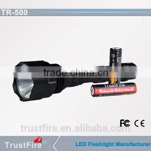 TrustFire 500lm TR-500 One XML-T6 Police Security Flashlight With 18650 Battery thumbnail-5