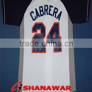 White Stripe Baseball Jersey thumbnail-6