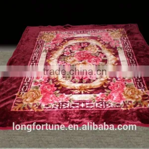 China Suppliers Quilt Blankets Rebel Wholesale Custom China Factory Cuddly Acrylic Mink Blanket thumbnail-2