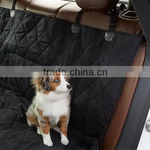 Cotton Waterproof Large Padded Pet Travel Car Seat Cover , Foldable Black Car Cat Dog Pet Seat Cover thumbnail-2