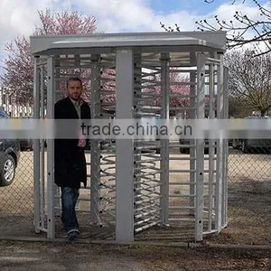 Access Control System Rfid Card Reader Fingerprint Full Height Turnstile With Factory Price thumbnail-1