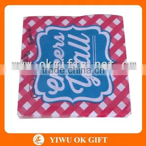 Hot Sales Restaurant Color Printed Napkin Paper, Color Tissue thumbnail-3