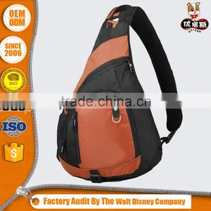Promotion Black Single Backpack Triangle Bag thumbnail-5