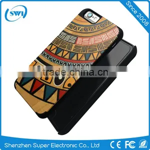 2016 Low Price China Mobile Phone Real Wooden Bamboo 3D Colourful Pattern Cover Cases For IPhone 6 6S 7 Plus Back Case thumbnail-1