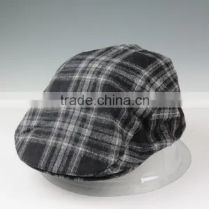 Men's Women's Brown Solid Plain Flat Cabbie Duckbill Newsboy Beret Gatsby Cap Ivy Hat thumbnail-3