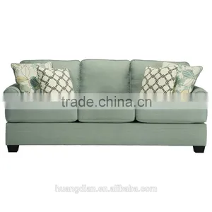 Factory Price Hot Sale Fresh Green Color 3 Seater Sofa Furniture for Living Room ,size Color Can be Customized thumbnail-1