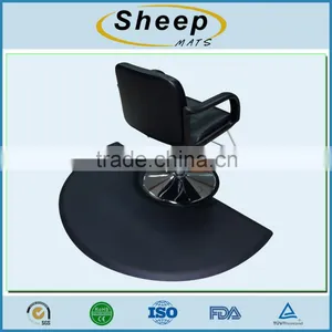 High Quality Anti-fatigue Circle PU Salon Chair Mats for Barber thumbnail-1