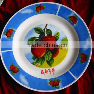 Breakable Customized White Porcelain Restaurant Flat Plate Popular for 2016 Christmas thumbnail-3