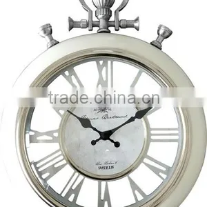 Mordern Type Home Decor Luxury Metal Art Gear Watch Wall Clock thumbnail-1