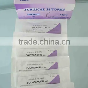Surgical Synthetic Braided PGA Suture With Reverse Cutting Needle thumbnail-5